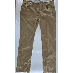 Scott James England Men's Slim Fit Stretchy Jeans - Mustard Yellow - Size 30x30